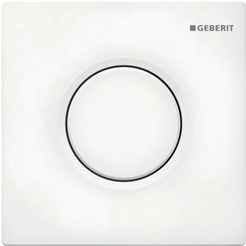 Geberit Type01 urinioir bedieningsplaat - pneumatisch - ronde knop - glans wit 0700530