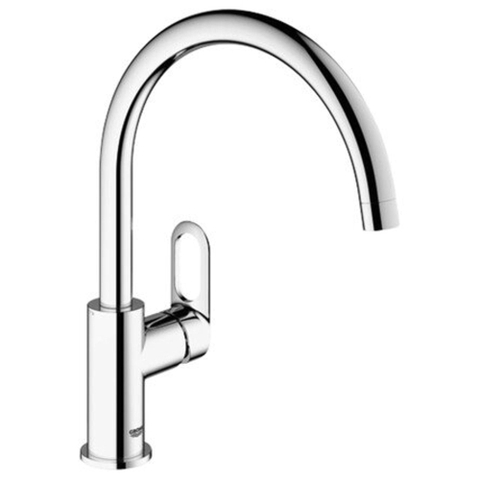 GROHE BauLoop Mitigeur de cuisine - haut - bec pivotant - chrome SW225319