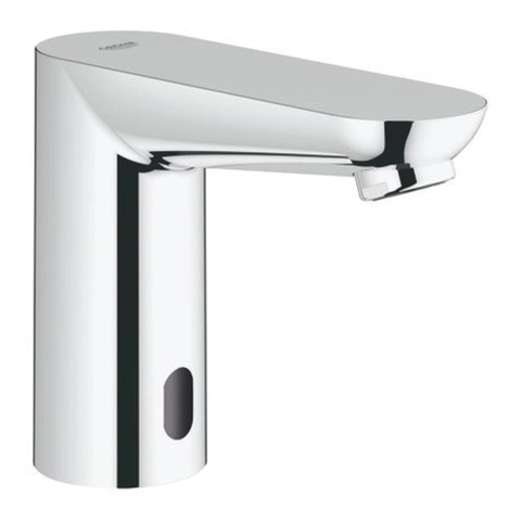 Grohe Euroeco Cosmopolitan E Waterbesparende Wastafelkraan - met infrarood - zonder menging - met LongLife batterij 6V - chroom 0437794