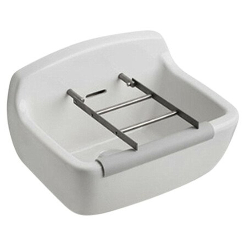 Geberit 300 Basic Norma - uitgietbak - voor klaprooster - 500x390mm - met geïntegreerde ove - wit SW417525