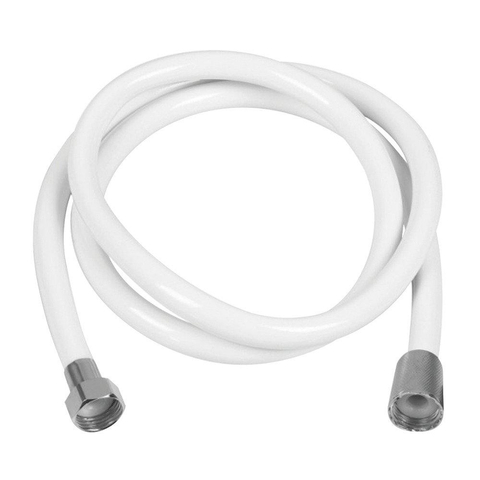 Go by Van Marcke flexible plastique 200 cm blanc écrous chromés SW293212