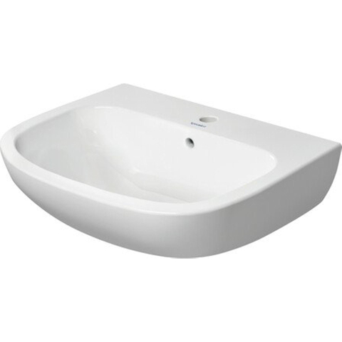 Duravit D-code Wastafel - 60x46cm - glans wit 0315102