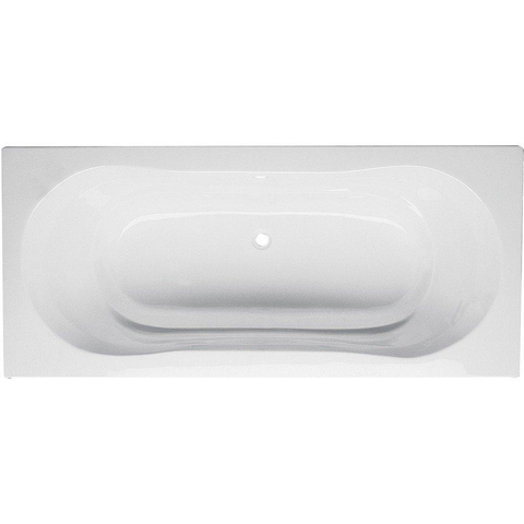 GO by Van Marcke Jersey baignoire encastrable - 180x80cm - côté de dos ergonomique biseauté - incl. pieds - Acrylique - blanc brillant SW292550