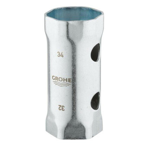 GROHE accessoires clé à pipe 3/4 pour thermostat à bague en acier inoxydable GA79342