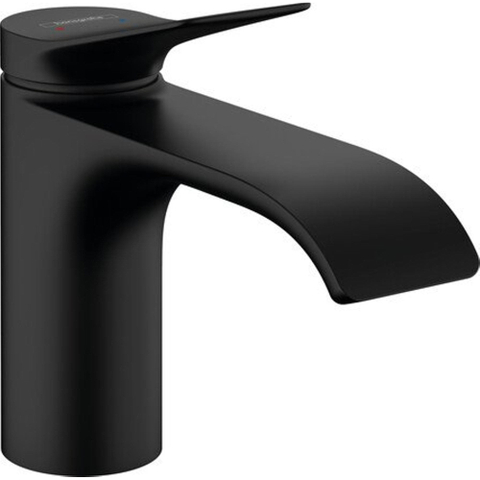 Hansgrohe VIVENIS Eengreeps wastafelmengkraan - 80 - eengreeps wastafelmengkraan - 80 zonder waste set - mat zwart SW642484