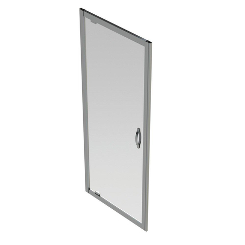 GO by Van Marcke Belo porte pivotante 800x1900mm 6mm verre easy clean profils aluminium chromé SW292789