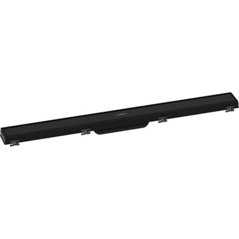 Hansgrohe RainDrain Match Caniveau de douche - 80cm - cadre réglable en hauteur - noir mat SW791695