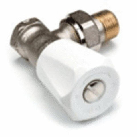 Comap Sar robinet d'arrêt pour radiateur 408U équerre auto-étanche 3/8 Kvs = 1,70 m3/h 7500408