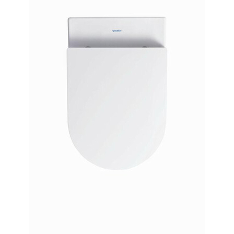 Duravit ME by Starck abattant WC - 37.4x45.8cm - forme D - softclose - blanc brillant 0293435