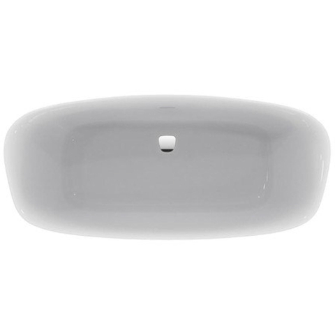 Ideal Standard Dea baignoire autoportante en matière synthétique acrylique ovale 190x90cm avec pieds et trop-plein blanc 0181212