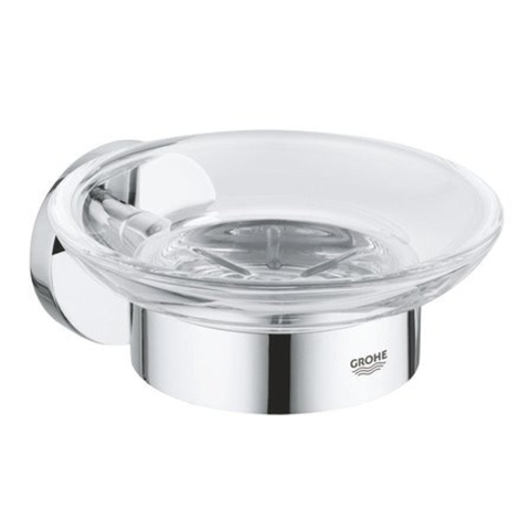 Grohe Essentials Zeepschaal - met houder - wandmontage - chroom 0438147
