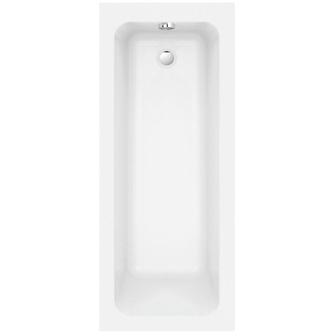Nemo Start Zen inbouwbad - 170x70x40cm - mono - afvoer D52 - met potenstel - 205 liter - wit acryl SW294728