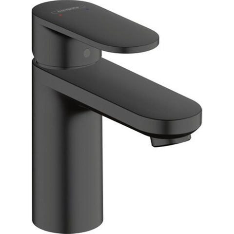 Hansgrohe Vernis Blend 1-gats wastafelkraan - 100 met waste - voorsprong 10.8cm - mat zwart SW651455