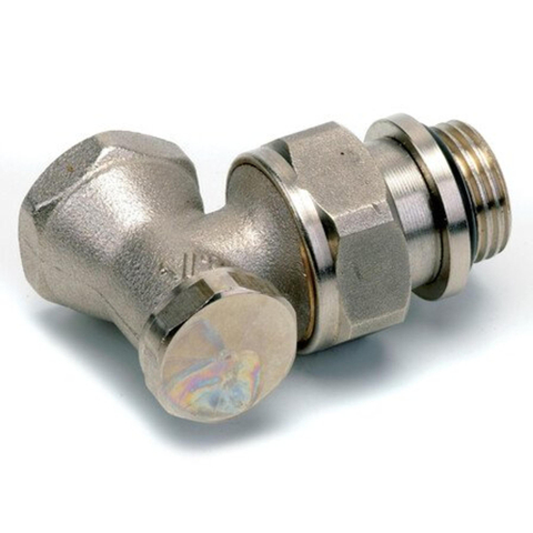 Comap Voetventiel vernikkeld 1/2 haaks zelfdichtend Kvs = 22 m3/h 2428 7510323