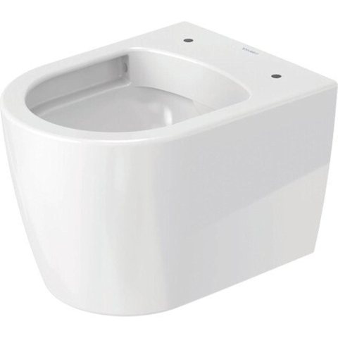 Duravit Me by starck - ME by Starck - compact - hangtoilet - 370 x 480 mm - zonder spoelrand - diepspoel - inclus - spoelrandloos - glans wit 0293436