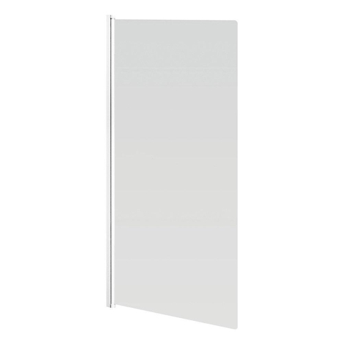GO by Van Marcke Megalo pare-baignoire - 75x130cm - 1 pièce - pivotant - 4mm - blanc SW292868