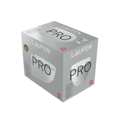 Laufen Pro Pack WC suspendu 39.7x55.7x46.5cm sans bride abattant wc slimseat softclose céramique brillant blanc SW97463