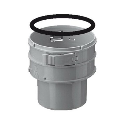 Burgerhout Flex pièce de raccord Ø80mm Flex emboîture flexible (en bas) 1400038