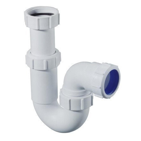 McAlpine Siphon tubulaire siphon en plastique modèle P avec marque de qualité komo 5/4 x32mm 0520616