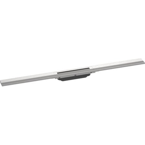 Hansgrohe RainDrain Flex Caniveau de douche - 90cm - raccourcissable - brushed stainless steel SW791704