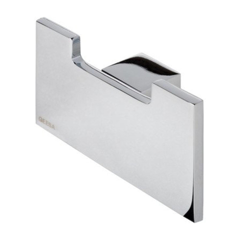 Geesa Modern Art Patère double serviette Chrome 0650154