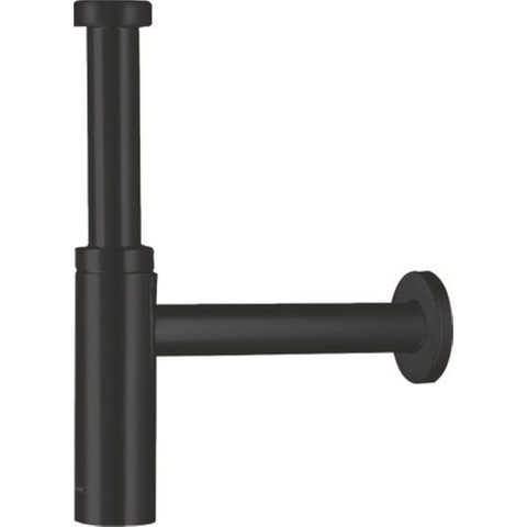 Hansgrohe Universeel Flowstar S Premium designbekersifon 5/4 met muurbuis - met rozet - mat zwart SW297538