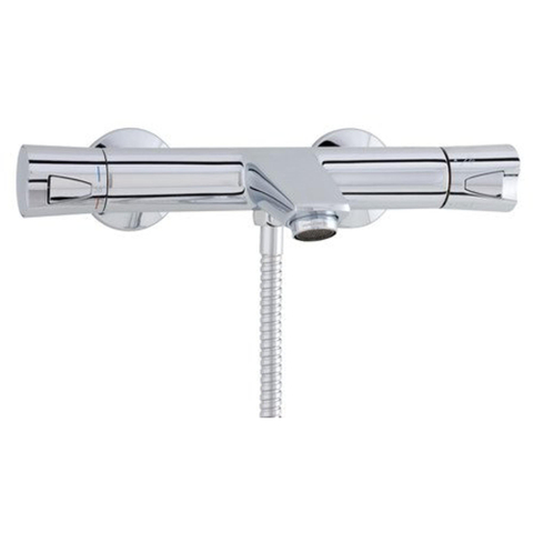 Nemo Spring Assana mitigeur de baignoire thermostatique monotrou montage mural sans ensemble de douche chrome SW287593