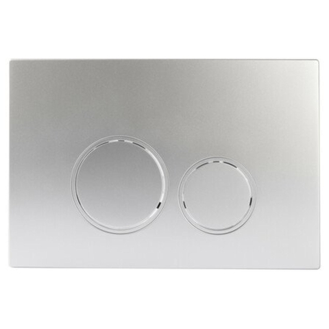 Starbluedisc Doppio bedieningsplaat voor Geberit UP100/UP320/UP720 reservoir mat chroom - (licht beschadigd) OUTLET UDEN STORE35887
