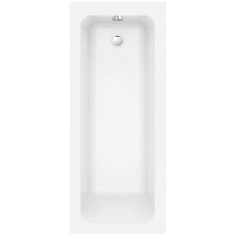 Nemo Start Zen inbouwbad - 170x70x40cm - mono - afvoer D52 - met potenstel - 205 liter - wit acryl SW294728