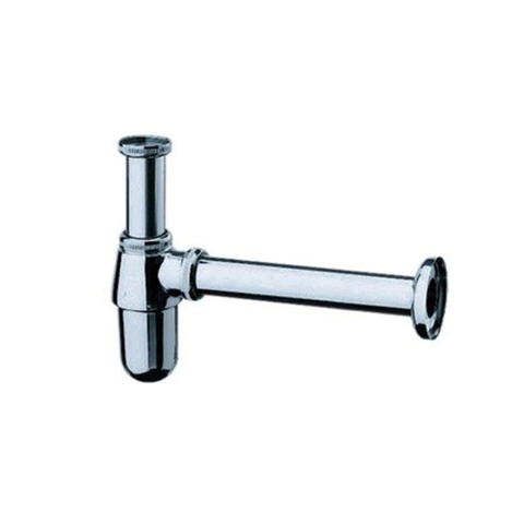 Hansgrohe Bekersifon 5/4 met muurbuis - met rozet - hoogglans chroom 0510296
