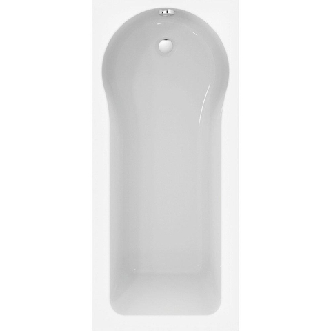 Nemo Start Combi douchebad - 180x80x44cm - mono - afvoer D52 - met potenstel - wit acryl SW294780