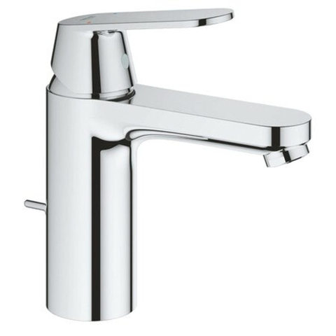 Grohe Eurosmart Cosmopolitan Wastafelmengkraan - ééngatsmontage - metalen greep - keramische schijven - mousseur - automatische lediging - chroom SW29765