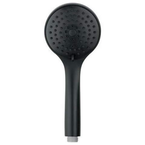Nemo Spring Nero handdouche - 3 Jets - diameter 100mm - anti-kalk - rond - 10cm antikalk - mat zwart SW404914