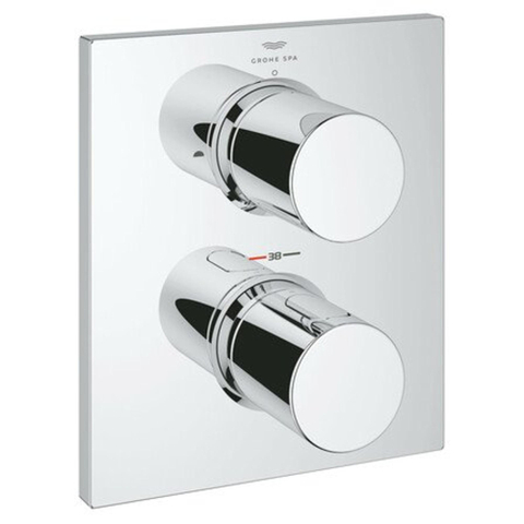 GROHE Grohtherm F afbouwdeel inbouwkraan - thermostatisch - met omstel - chroom 0437908