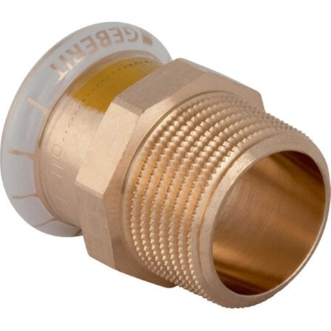 Geberit Mapress koper-gas puntstuk buitendraad 3/4"x22mm - koper 7469688
