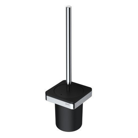 Geesa Frame Toiletborstel met houder Zwart (zwarte borstelkop) SW399641