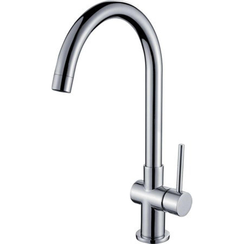 GO by Van Marcke keukenkraan - 34.8cm - opbouw - mengkraan - draaibaar - messing chroom SW811115