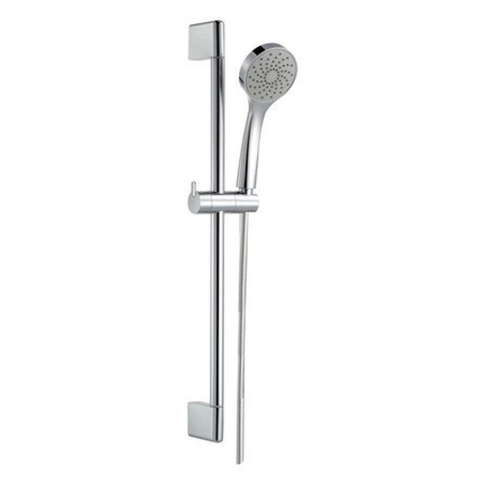 Nemo Start Lugo douchestangset - compleet - 650mm - met bevestigingen - gladde kunststofflexibel - 1 jet - glijstuk SW291658