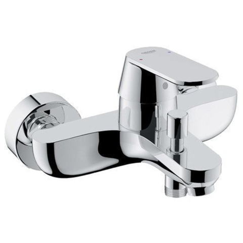 Grohe Eurosmart Cosmopolitan Badkraan - met omstel - met koppelingen - chroom 0437348