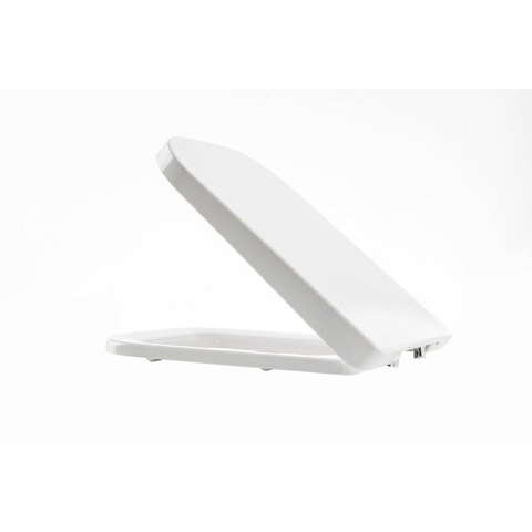 Nemo Spring Sun WC-zitting WCzitting - 46.3x34.6cm - wit duroplast - met soft-close mechanisme - voor hangtoilet - softclose SW290259
