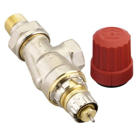Danfoss Thermostatique robinet de radiateur 3 4 axial Kvs 1,40 m3 h RA N20 7572316