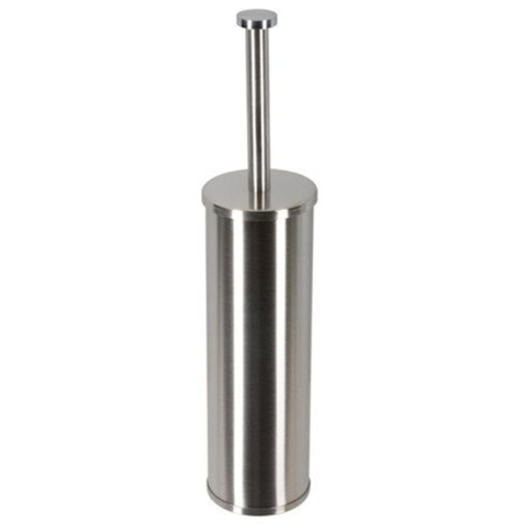 Geesa Nemox Toiletborstel Stainless Steel Closetborstelgarnituur wandmontage - witte borstelkop - geborsteld 0653456