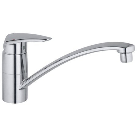 GROHE Eurodisc Keukenkraan - laag - draaibare uitloop - chroom OUTLETSTORE STORE42895