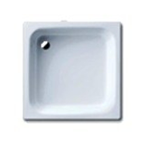 Kaldewei Sanidusch Receveur de douche métal moulé 80x80x14cm carré Blanc 0342541