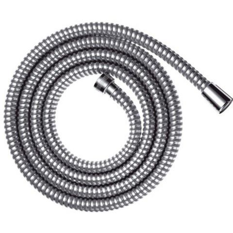 Hansgrohe Metaflex Flexibel - met 1 konische moer en anti-knik - L - 2000mm - hoogglans chroom 0602337