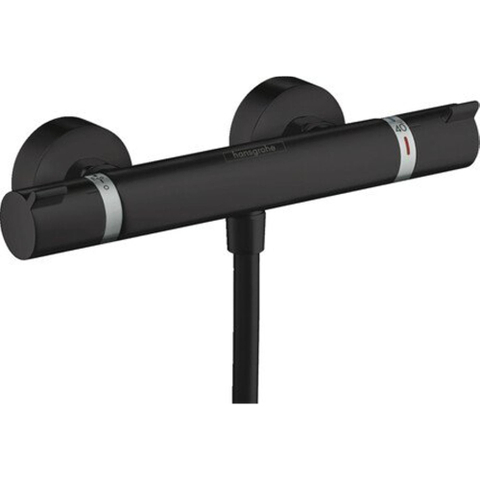 Hansgrohe Ecostat Comfort Douchekraan - thermostatisch - met koppelingen - thermostaat - mat zwart SW297289