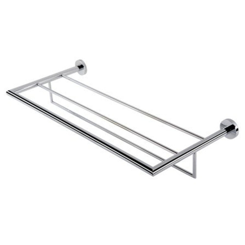 Geesa Nemox Handdoekrek - met planchet - 62.4cm - Handdoekhouder - chroom 0650371