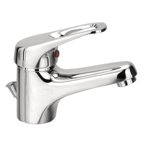 Go by Van Marcke Flow mitigeur monocommande lavabo avec vidage automatique disques en céramique y compris flexibles et set de fixation SW292978