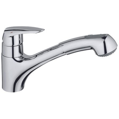 GROHE Eurodisc Robinet de cuisine avec douchette extractible chrome 0437014