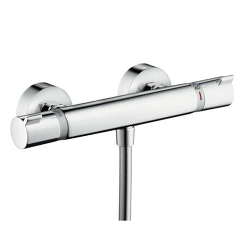 Hansgrohe Ecostat Comfort Douchekraan - thermostatisch - zonder omstel - met koppelingenHOH=15cm - thermostaat - hoogglans chroom 0605508